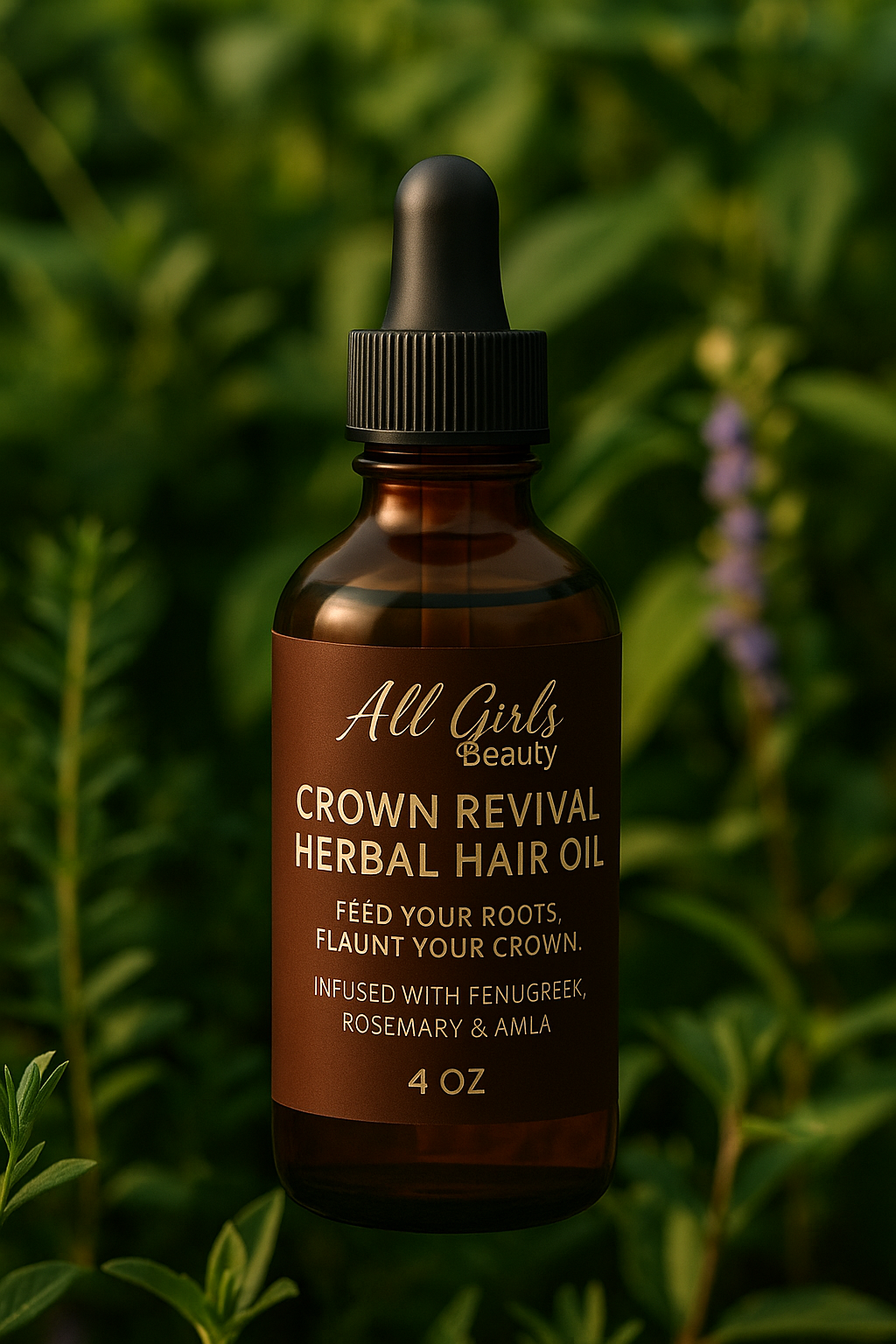 Hair Growth & Scalp Repair Oil- With Ayurvedic Herbs (4oz)